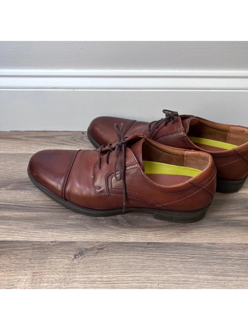 Florsheim Men's Brown Leather Oxford Dress Shoes Size 11D